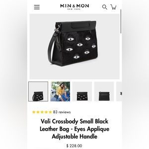 Min & Mon Vali Bag Small NWOT